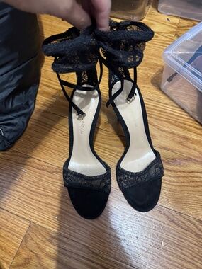 Gianvito Rossi Lace Heel - LIKE NEW